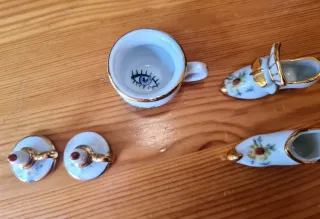 Porcelana Limoges Miniaturas Buenas noches