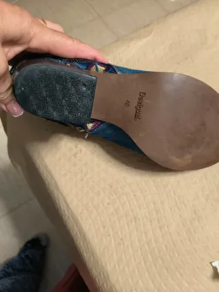 Botines Desigual Azul con Bordado