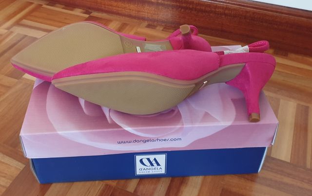 Zapatos de tacón D'Angela Fucsias