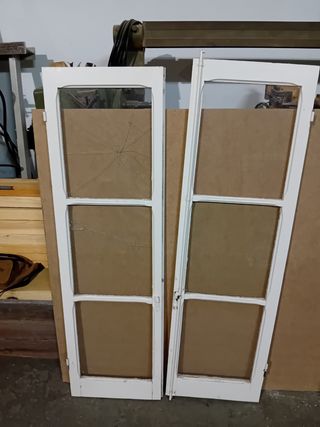 Ventanas blancas con cristales