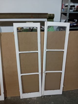 Ventanas blancas con cristales