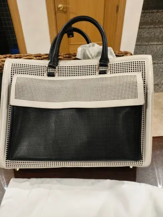 Bolso Zara Blanco y Negro