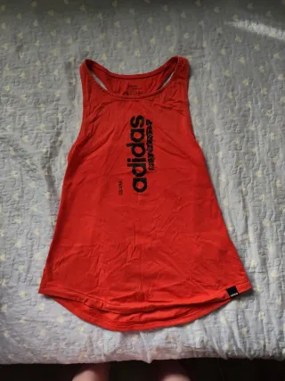 Camiseta tirantes Adidas rosa
