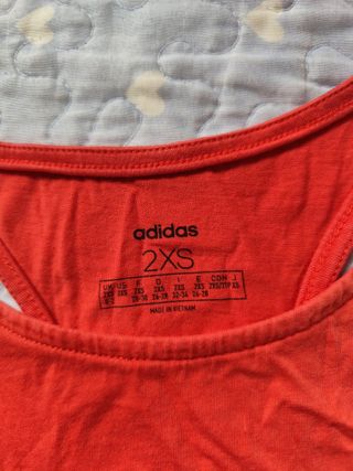 Camiseta tirantes Adidas rosa