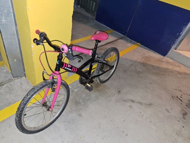 Bicicleta B'TWIN 20 Rosa/Negra