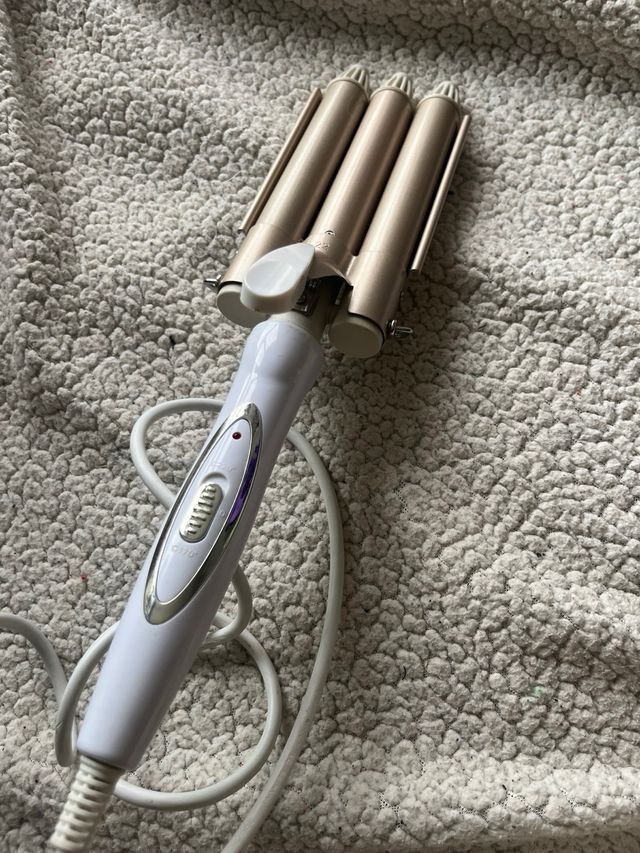 Tenacillas rizadoras con guante protector