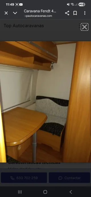 Vendo caravana fendt saphir full equip 2010