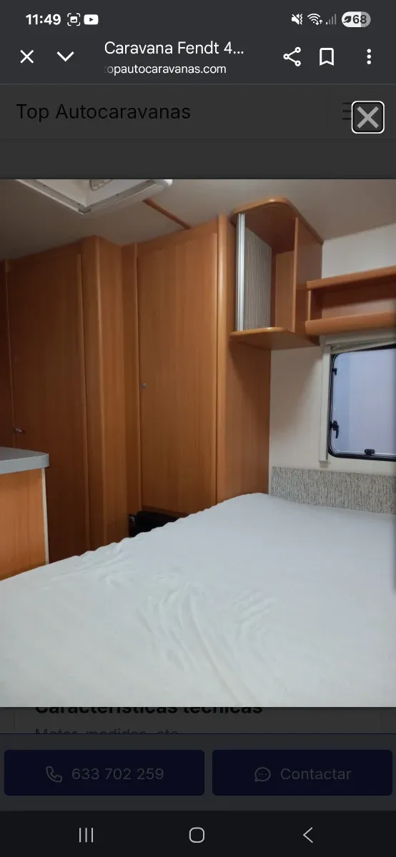 Vendo caravana fendt saphir full equip 2010