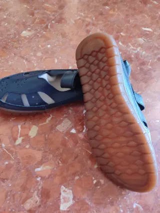 Sandalias Verano Cuero Suela Suave