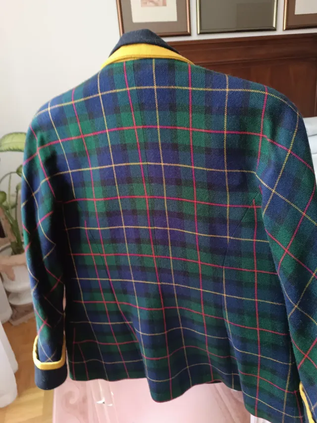 Chaqueta Doña Guiomar Talla M Tartán