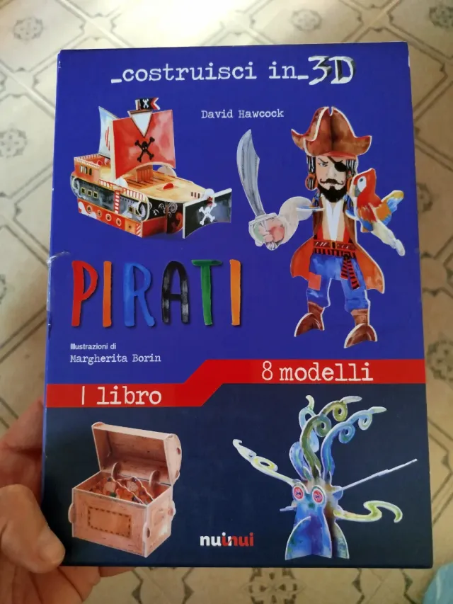 Libro Costruisci in 3D Pirati