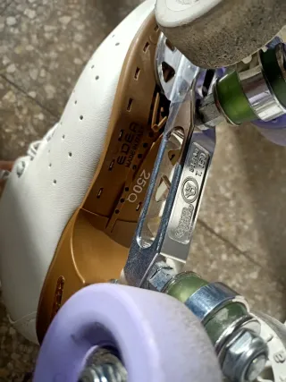 Patines Artísticos Blancos Talla 37.5