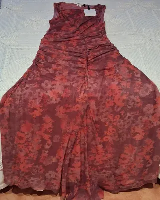 Vestido Basyco Jerez Rojo. NUEVO