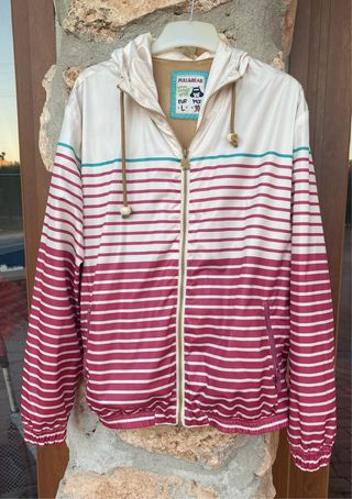 Cortavientos Pull&Bear rayas L/40