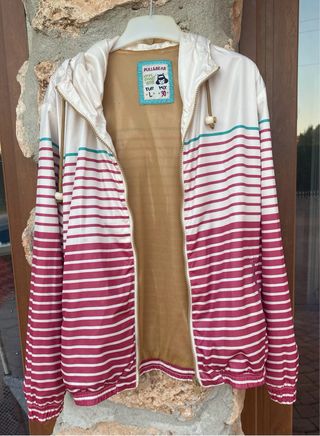 Cortavientos Pull&Bear rayas L/40