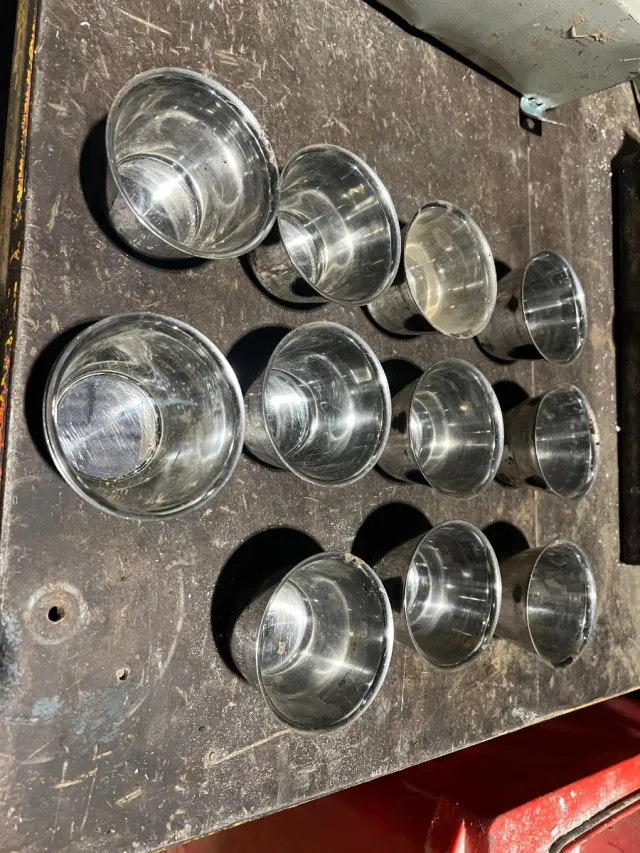 Moldes Flan Acero Inoxidable Set 11