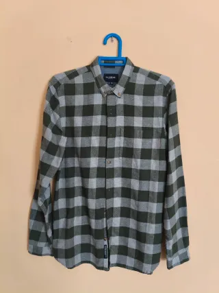 Camisa cuadros Pull&Bear hombre Talla M