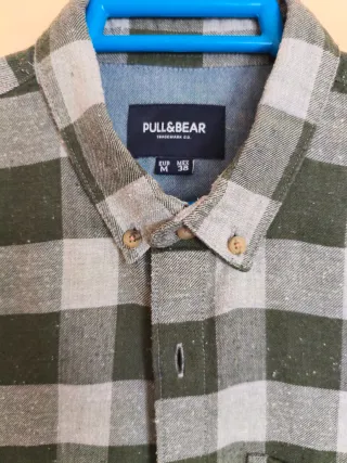 Camisa cuadros Pull&Bear hombre Talla M