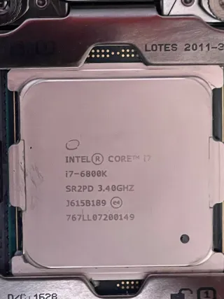 Placa Base X99 +  Intel Core i7 6800K