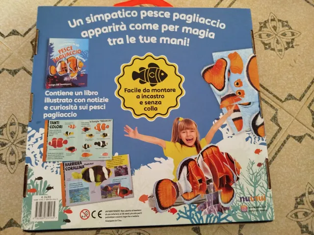 Costruisci Pesce Pagliaccio 3D Gigante