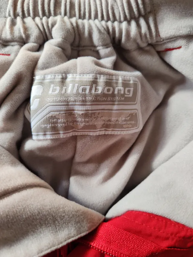 Pantalón de esquí Billabong rojo T1