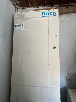 Mampara Ducha Roca Plata 70cm x 1m