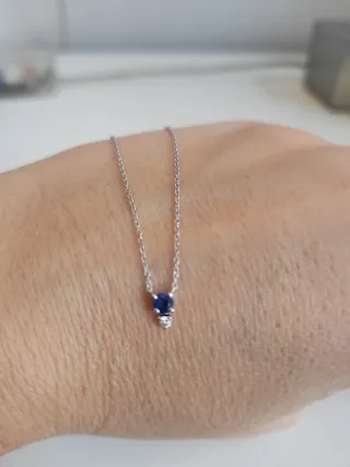 Colgante Aristocrazy Zafiro y Diamante