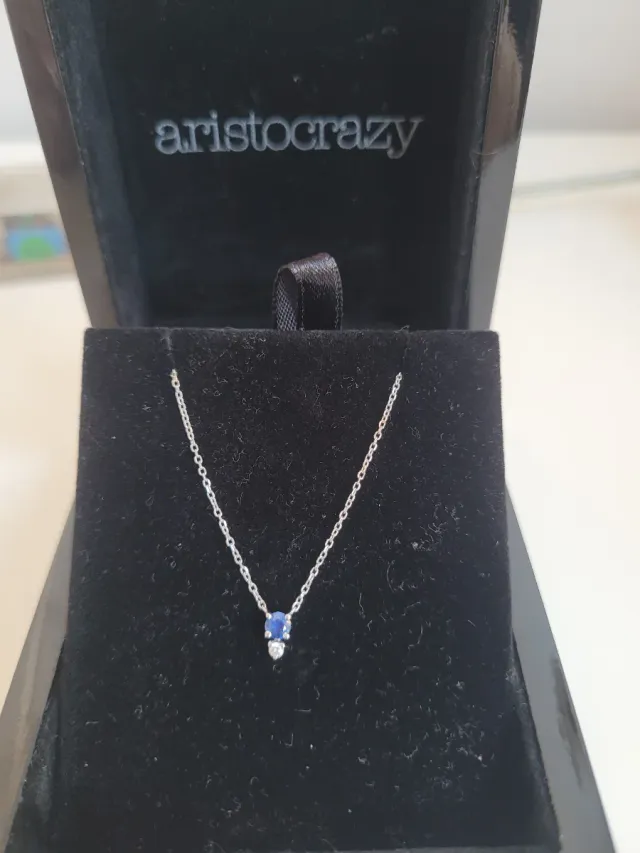 Colgante Aristocrazy Zafiro y Diamante