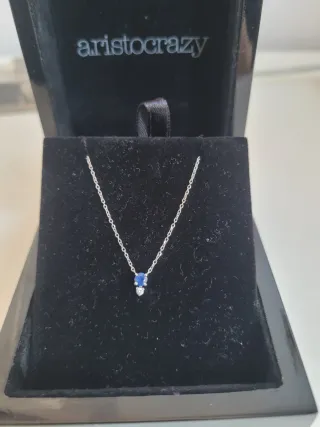 Colgante Aristocrazy Zafiro y Diamante