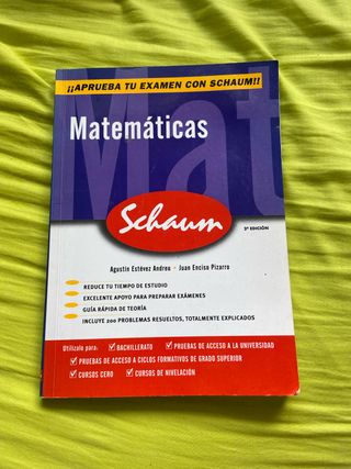 CUTR Matematicas Schaum Selectividad - Curso ce...