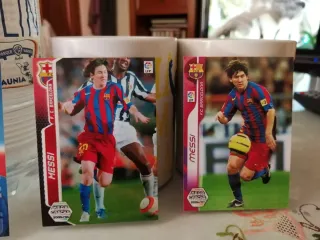 Cromos Messi Champions League y demás. 2005 06