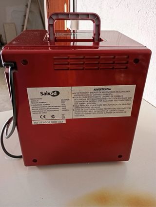 Microondas rojo Salod