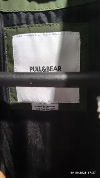 Chaqueta bomber verde