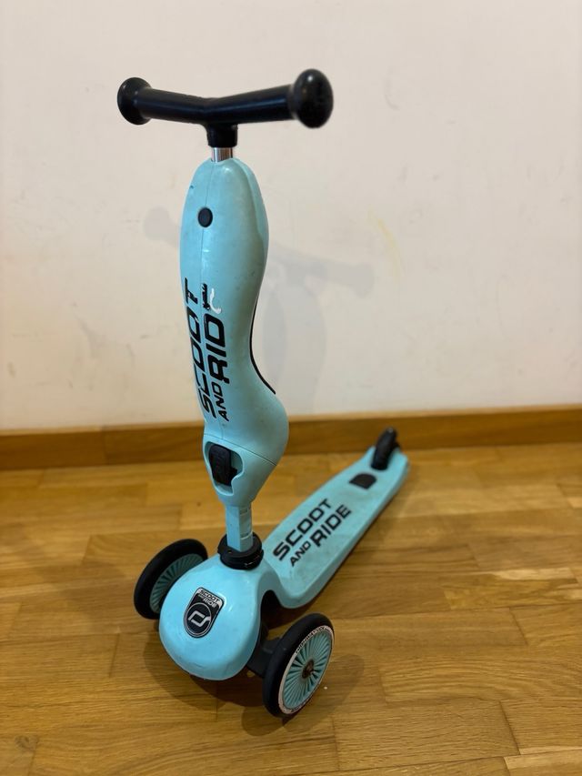 Patinete 3 Ruedas Scoot and Ride Azul