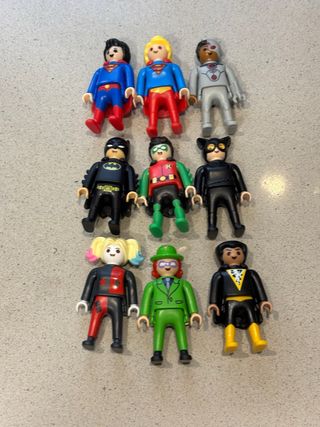 Lote 9 figuras Playmobil Kinder