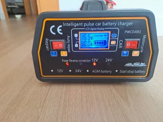 Cargador Baterías Coche 12V-24V