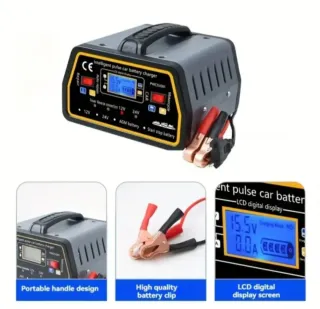 Cargador Baterías Coche 12V-24V