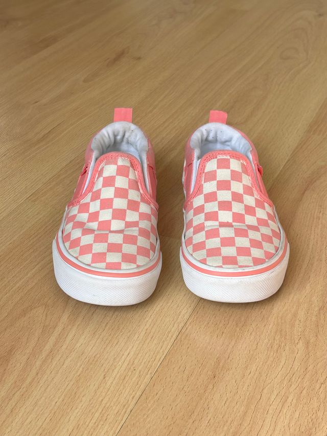 Zapatillas Vans Checkerboard Rosa Talla 29