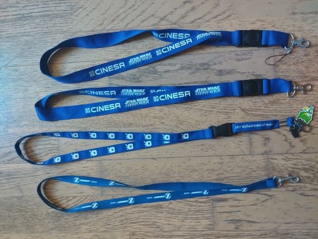 17 Lanyards varios: Lamberts, Solgar, Oral-B