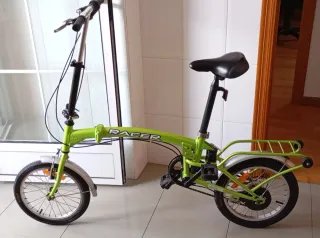 Bicicleta Plegable R16 Verde