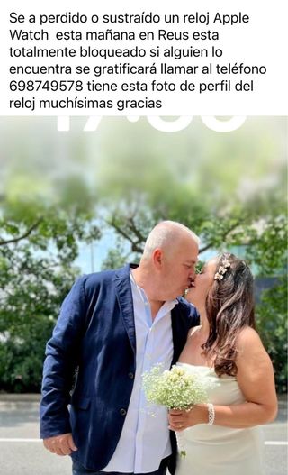 se me ha perdido un reloj,