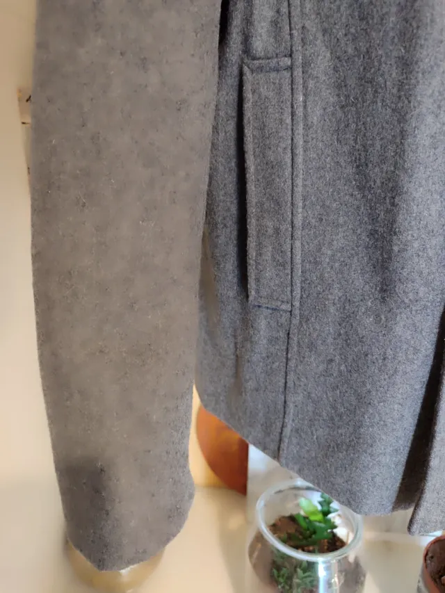 Cappotto Uomo Grigio Taglia 52 Molto Bello