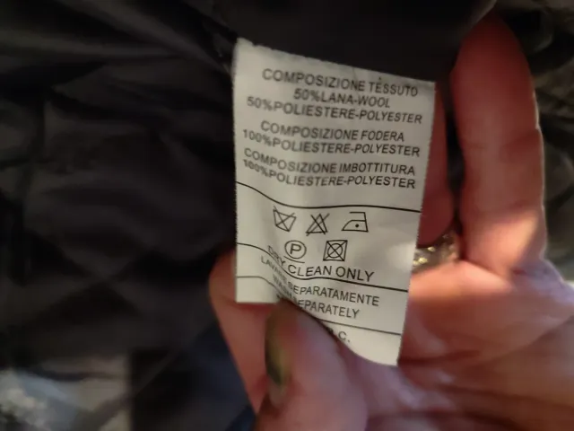 Cappotto Uomo Grigio Taglia 52 Molto Bello