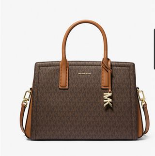 Bolso Michael Kors Marrón y Dorado