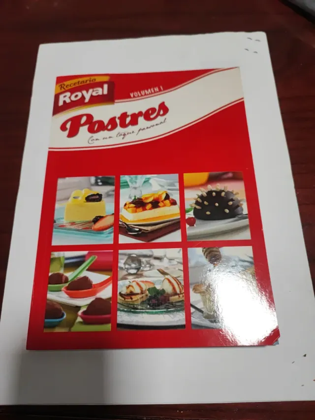 Recetario postres

