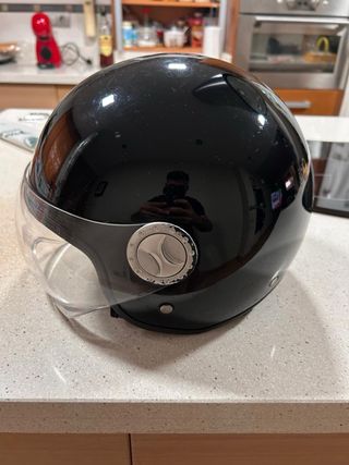 Casco Moto Negro Trophy Motor Club