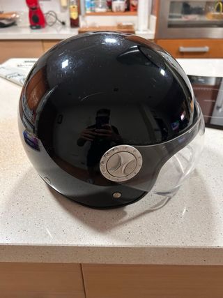 Casco Moto Negro Trophy Motor Club