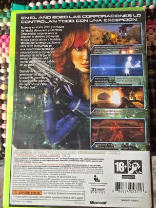 Perfect Dark Zero Xbox 360 PAL ESP