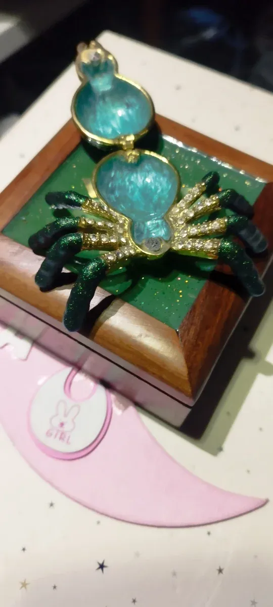 Portapillole smaltato a forma di ragno
Sento offerte