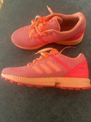 Zapatillas Adidas Torsión Naranja y Rosa